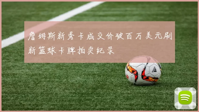 詹姆斯新秀卡成交价破百万美元刷新篮球卡牌拍卖纪录