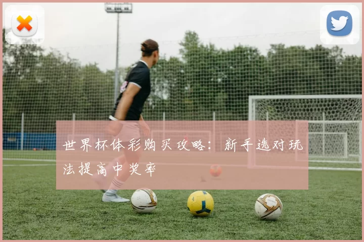 世界杯体彩购买攻略：新手选对玩法提高中奖率