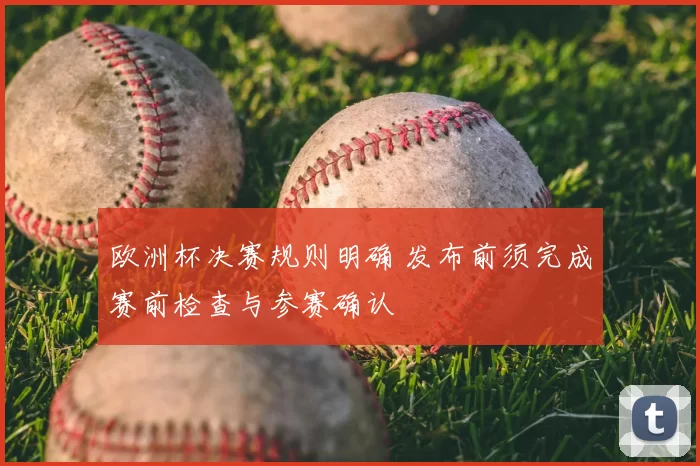 欧洲杯决赛规则明确 发布前须完成赛前检查与参赛确认